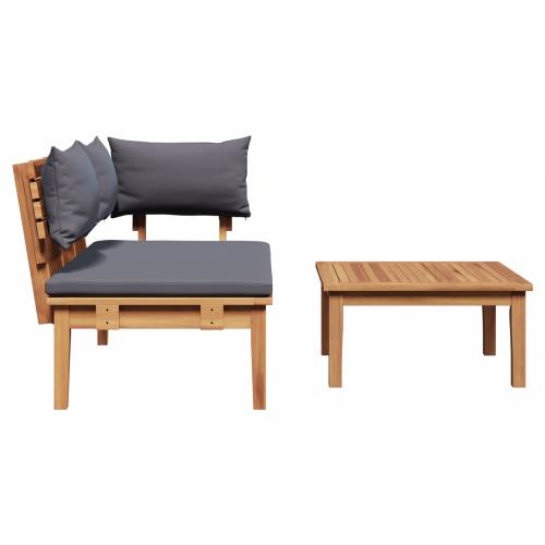Set za vrt od 2 dijela od čvrstog drva teak Cijena