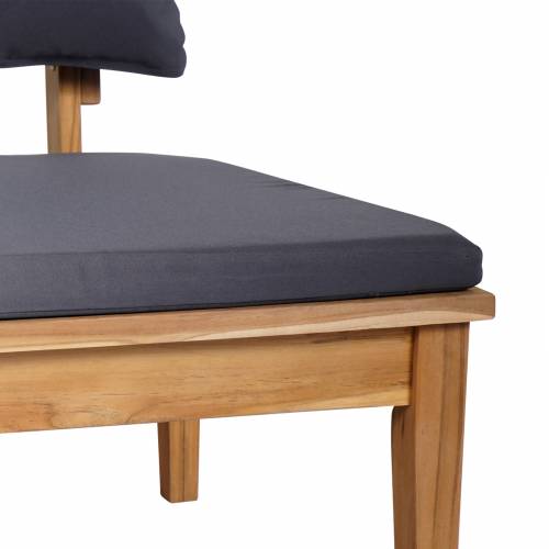 Set za vrt od 2 dijela od čvrstog drva teak Cijena