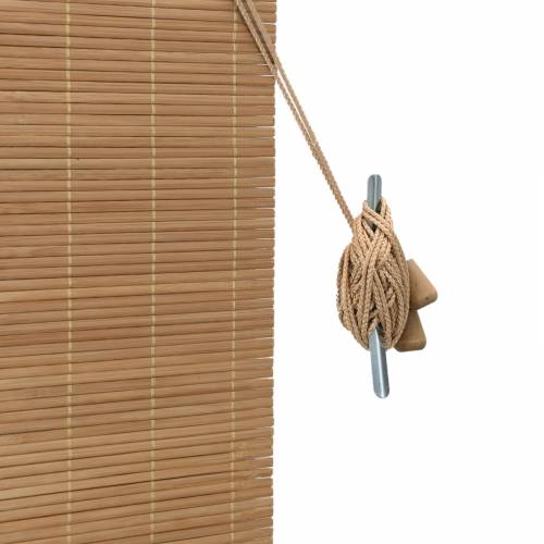 Zavjese i sjenila sa zavjesama Svijetlosmeđa 60 x 220 cm bambus Cijena