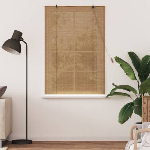 Zavjese i sjenila Svijetlosmeđa 100 x 160 cm bambus Cijena