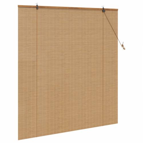 Zavjese i sjenila Svijetlosmeđa 150 x 160 cm bambus Cijena