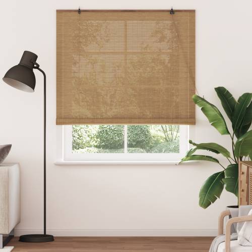 Zavjese i sjenila Svijetlosmeđa 150 x 220 cm bambus Cijena