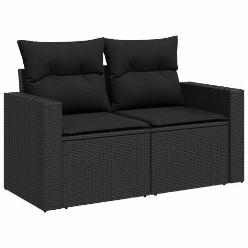 Set vrtnih sofa od 13 dijelova s jastučićima Crni Poli ratan Akacija Cijena