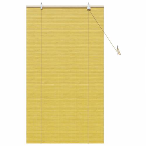 Zavjese i sjenila sa zavjesama Žuta 80 x 160 cm bambus Cijena
