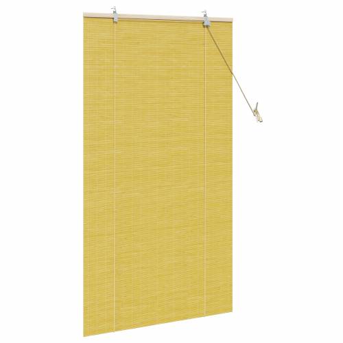 Zavjese i sjenila sa zavjesama Žuta 80 x 160 cm bambus Cijena
