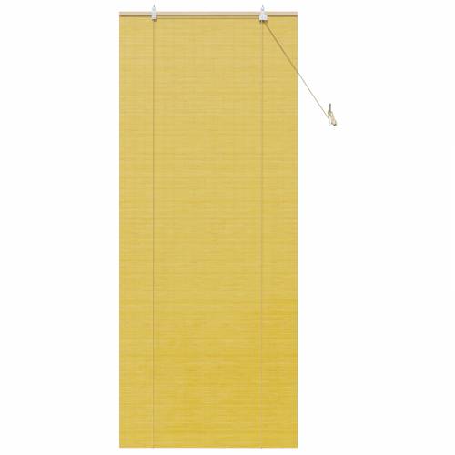 Zavjese i sjenila sa zavjesama Žuta 90 x 220 cm bambus Cijena