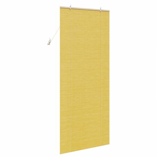 Zavjese i sjenila sa zavjesama Žuta 90 x 220 cm bambus Cijena