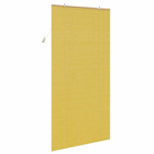 Zavjese i sjenila sa zavjesama Žuta 100 x 220 cm bambus Cijena