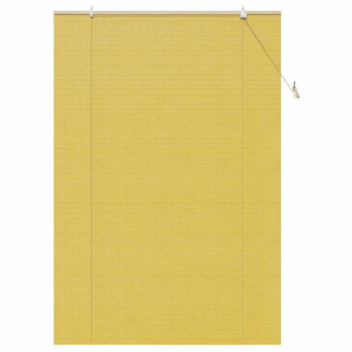 Zavjese i sjenila sa zavjesama Žuta 150 x 220 cm bambus Cijena