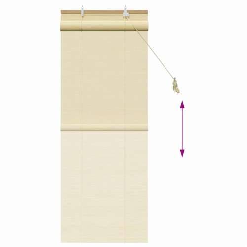 Zavjese i sjenila sa zavjesama Prirodna 60 x 160 cm bambus Cijena