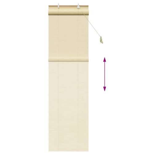 Zavjese i sjenila sa zavjesama Prirodna 60 x 220 cm bambus Cijena