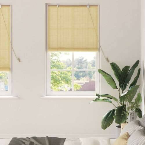 Zavjese i sjenila sa zavjesama Prirodna 80 x 220 cm bambus Cijena