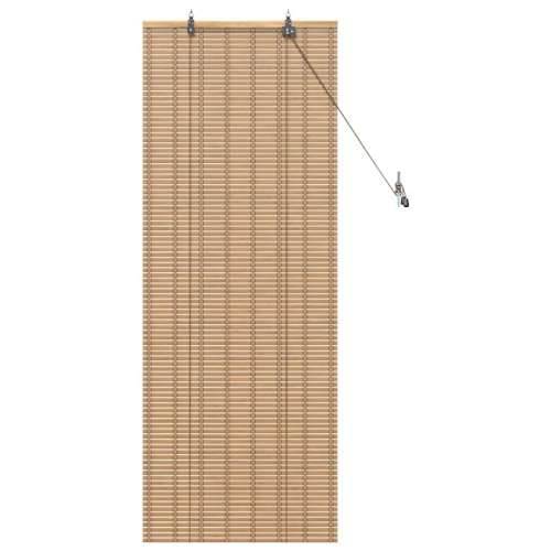 Zastore i sjenila sa zavjesama Svijetlosmeđa 60 x 160 cm Bambus Cijena