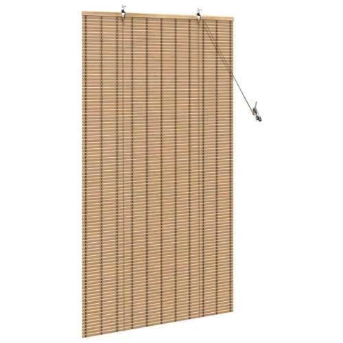 Zastore i sjenila sa zavjesama Svijetlosmeđa 80 x 160 cm Bambus Cijena