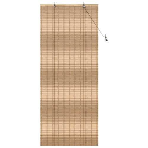 Zastore i sjenila sa zavjesama Svijetlosmeđa 80 x 220 cm Bambus Cijena
