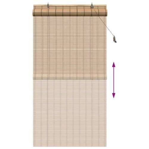 Zastore i sjenila Svijetlosmeđa 110 x 220 cm Bambus Cijena