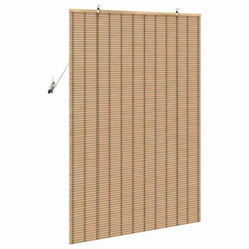 Zastore i sjenila Svijetlosmeđa 120 x 160 cm Bambus Cijena