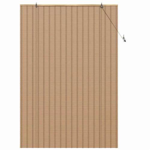 Zastore i sjenila Svijetlosmeđa 140 x 220 cm Bambus Cijena