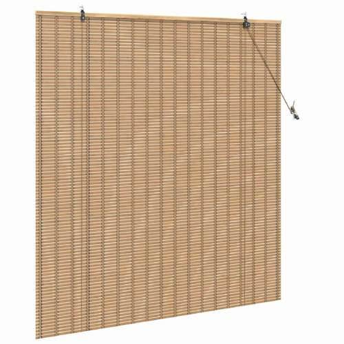 Zastore i sjenila Svijetlosmeđa 150 x 160 cm Bambus Cijena
