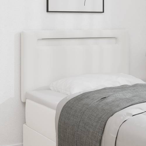 Naslon za glavu Jednostavan dizajn Čista bijela 90 cm umjetna koža Cijena