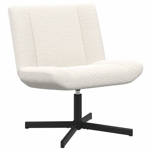 Naslonjač Krem Tkanina Srednji Ergonomski Naslonjač Kvadratni Cijena