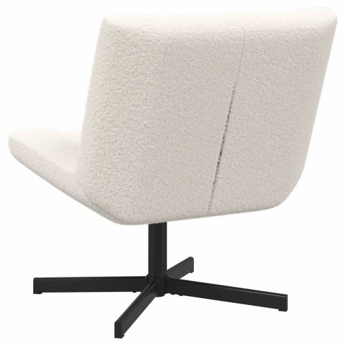 Naslonjač Krem Tkanina Srednji Ergonomski Naslonjač Kvadratni Cijena