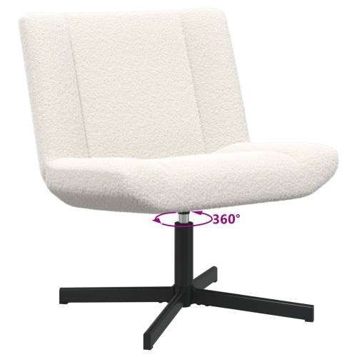 Naslonjač Krem Tkanina Srednji Ergonomski Naslonjač Kvadratni Cijena