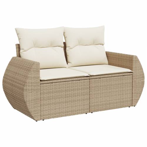 11-dijelni vrtni sofa set s jastucima bež poli ratan akacija Cijena