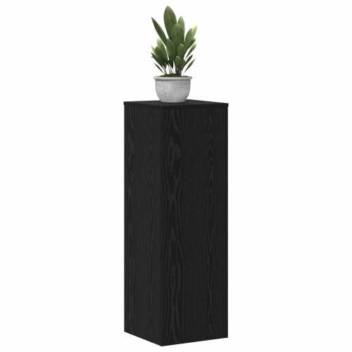 stalci za biljke 2 kom crni hrast 66x33x100 cm konstruirano drvo Cijena