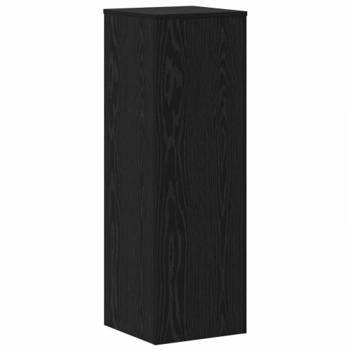 stalci za biljke 2 kom crni hrast 66x33x100 cm konstruirano drvo Cijena