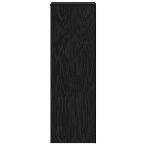 stalci za biljke 2 kom crni hrast 66x33x100 cm konstruirano drvo Cijena