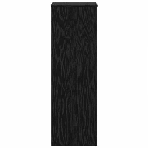 stalci za biljke 2 kom crni hrast 66x33x100 cm konstruirano drvo Cijena