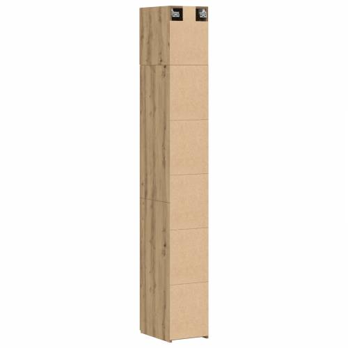 Tanki skladišni kabinet Artisan hrast 30x42.5x225 cm Konstruirano drvo Cijena