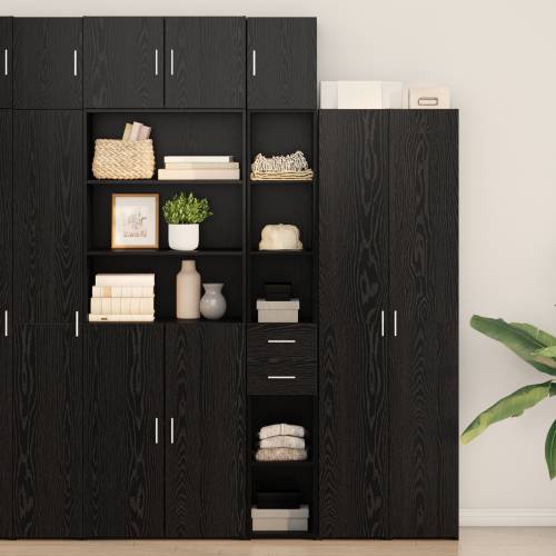 vitrina za pohranu Crni hrast 30x42.5x225 cm Iverica Cijena