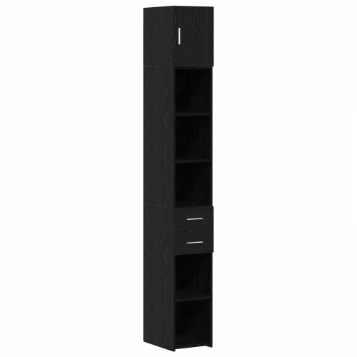 vitrina za pohranu Crni hrast 30x42.5x225 cm Iverica Cijena