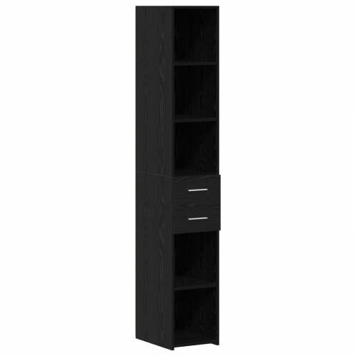 vitrina za pohranu Crni hrast 30x42.5x225 cm Iverica Cijena