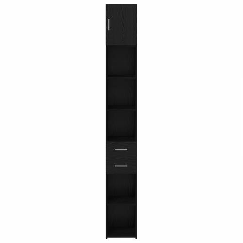 vitrina za pohranu Crni hrast 30x42.5x225 cm Iverica Cijena