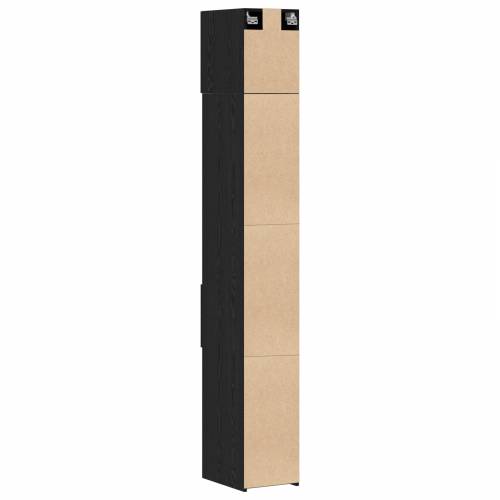 vitrina za pohranu Crni hrast 30x42.5x225 cm Iverica Cijena