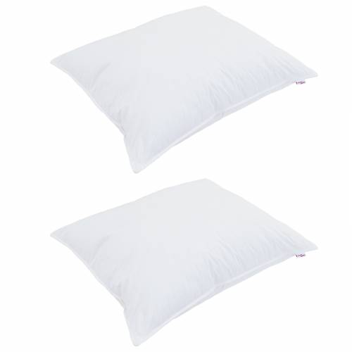 Jastuk s jastukom 2 pcs Bijela 40 x 60 cm 130gsm 100% pamuk Cijena