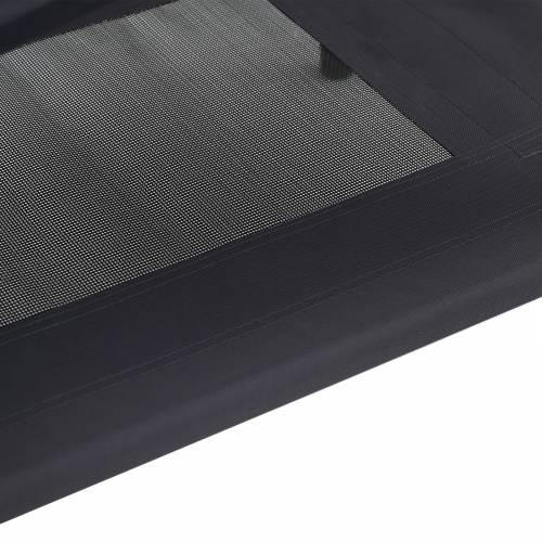 Povišeni krevet za pse Crna Poliester, Metalni okvir Cijena