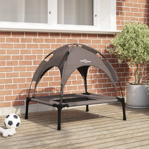 Povišeni krevet za pse Smeđi Metal 76 x 62 x 70.5 cm Sklopiv Cijena