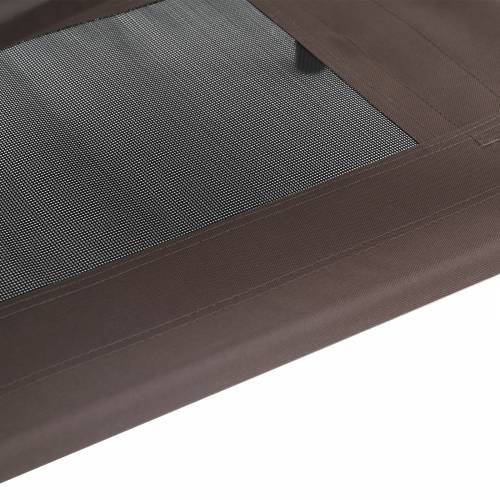 Povišeni krevet za pse Smeđi Metal 76 x 62 x 70.5 cm Sklopiv Cijena