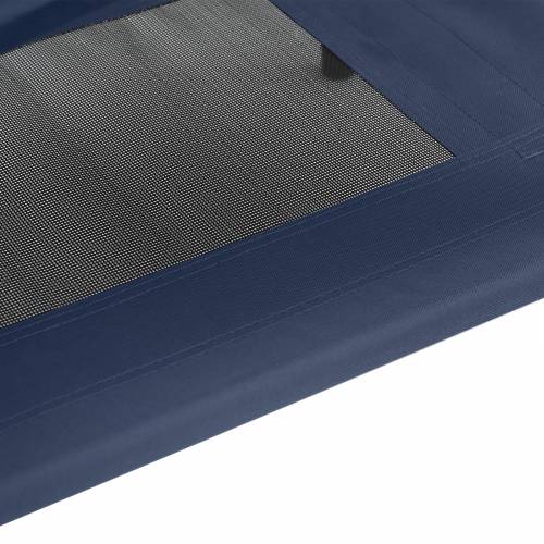 Povišeni krevet za pse Modra Čelik, Tkanina 76 x 62 x 70.5 cm Cijena