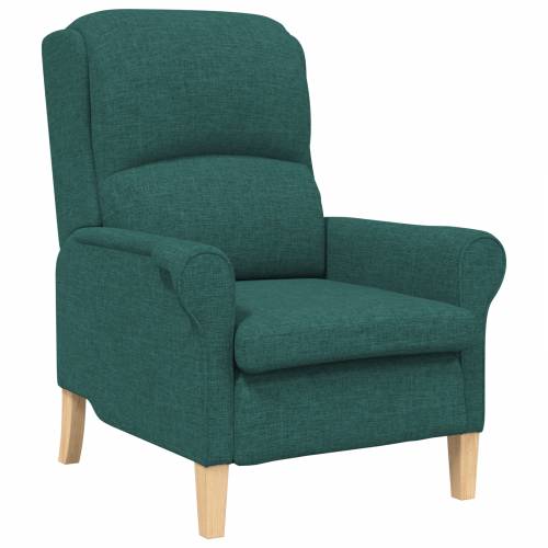 Moderna fotelja Tamnozelena Tkanina, Drvo Standard Ergonomska Cijena