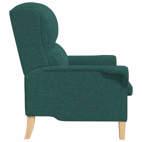 Moderna fotelja Tamnozelena Tkanina, Drvo Standard Ergonomska Cijena