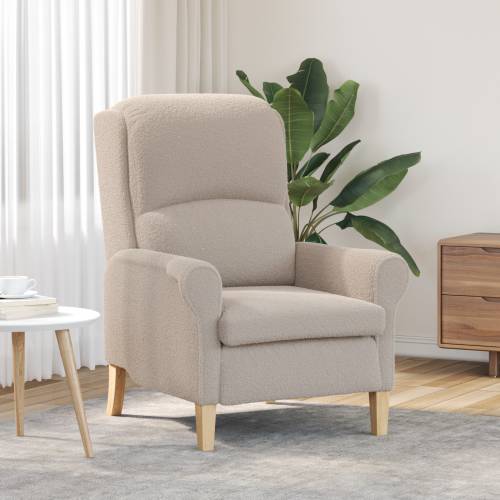 Ergonomska fotelja Svjetlosiva Poliester, drvo Standardna Cijena