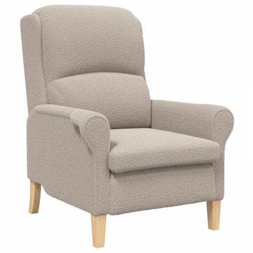 Ergonomska fotelja Svjetlosiva Poliester, drvo Standardna Cijena
