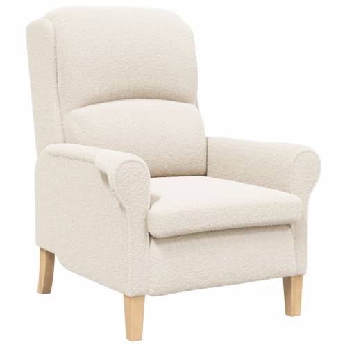 Ergonomska Fotelja Krem Tkanina, Drvo Standard Ergonomska Cijena