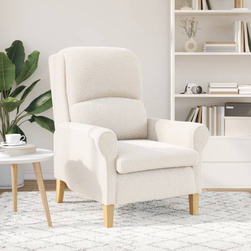 Ergonomska Fotelja Krem Tkanina, Drvo Standard Ergonomska Cijena