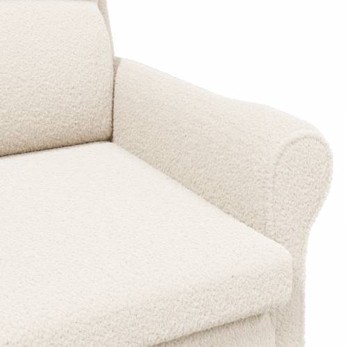 Ergonomska Fotelja Krem Tkanina, Drvo Standard Ergonomska Cijena
